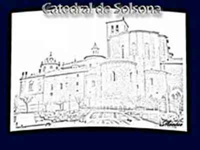 Solsona Catedral a Dibujo