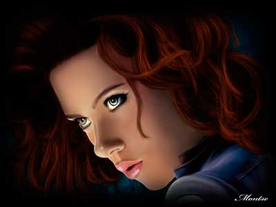 Scarlett Johansson es La Viuda Negra (Avengers)